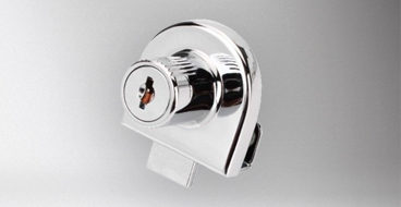 Metal furniture lock